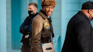 Celebrity Sightings : Day Three - Paris Fashion Week - Menswear F/W 2022-2023