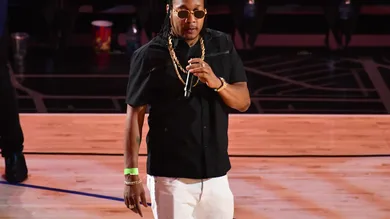 Celebrities At The Los Angeles Clippers Game