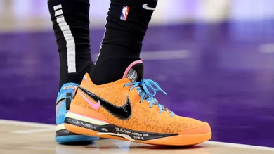 lebron basketball shoes orange