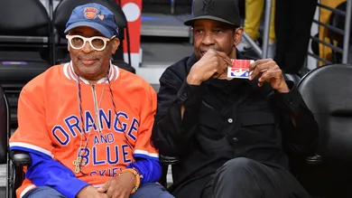 Celebrities At The Los Angeles Lakers Game