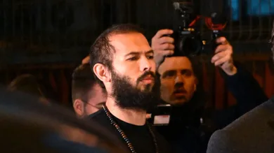 Andrew Tate ROMANIA-BRITAIN-US-CRIME-INVESTIGATION-COURT