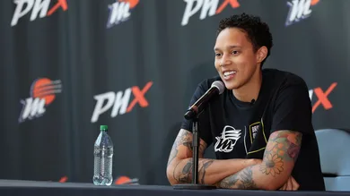 Phoenix Mercury Press Conference And Mural Unveiling With Brittney Griner