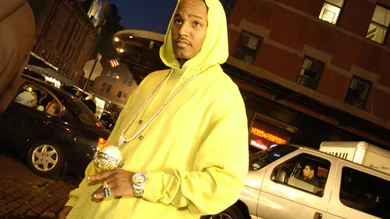 Cam'ron on the Set of "Down and Out" Music Video - April 21, 2005
