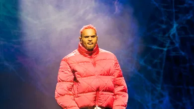 Chris Brown Performs At AccorHotels Arena