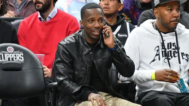 Celebrities At The Los Angeles Clippers Game