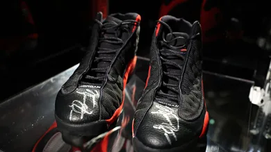Michael Jordan's 1998 NBA Finals Game 2 Air Jordan 13s On Auction At Sotheby's