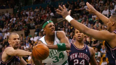 New Jersey Nets Vs. Boston Celtics At The Fleet Center