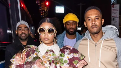 Nicki Minaj Celebrity Sightings In New York City - February 12, 2020