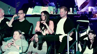 Celebrities At The Los Angeles Lakers Game