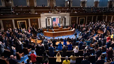President Biden Delivers His First State Of The Union Address To Joint Session Of Congress