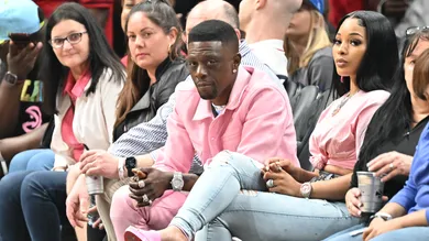 Celebrities Attend Washington Wizards v Atlanta Hawks