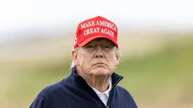 Former U.S. President Donald Trump Visits His Turnberry Golf Resort