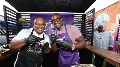 Crown Royal Teams Up with NFL Legends Bo Jackson and DeMarcus Ware for a BBQ Cook Off Challenge at Southern Smoke Festival in Houston, TX