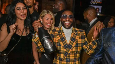 Floyd Mayweather's Private Birthday Party at Restaurant Ours