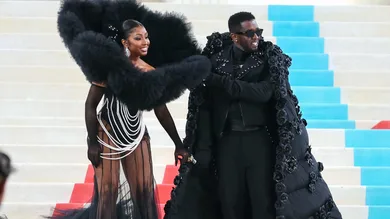 The 2023 Met Gala Celebrating "Karl Lagerfeld: A Line Of Beauty" - Street Sightings