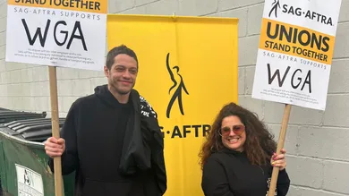 Writers Guild On Strike In New York City