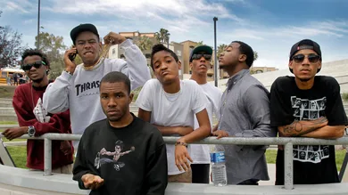 Odd Future is a 8 person hip hop collective (7 member arrived for the shoot) from Compton who are t