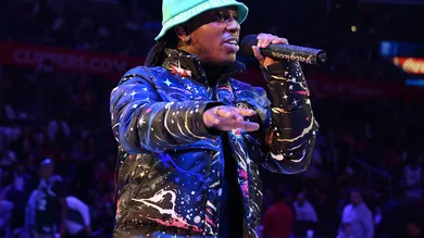 Celebrities At The Los Angeles Clippers Game