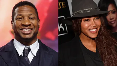 Jonathan Majors And Meagan Good Have Date Night At Red Lobster