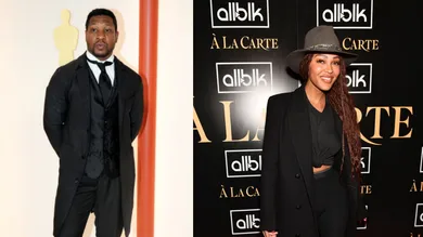 Jonathan Majors and Meagan Good