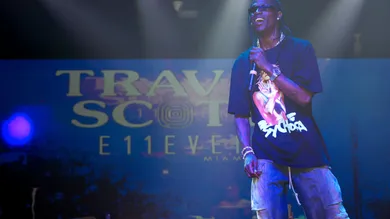 Travis Scott Performs At E11EVEN During 2023 Miami Race Week