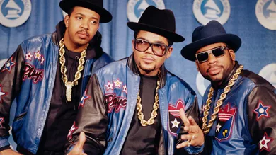 RUN-DMC Pose For Cameras