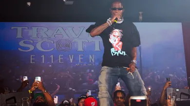 Travis Scott Performs At E11EVEN During 2023 Miami Race Week
