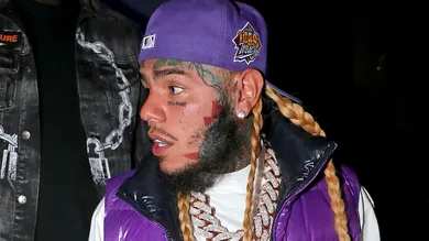 6ix9ine Girlfriend Face Instagram Live