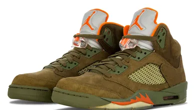 Air-Jordan-5-Olive-Official-Photos