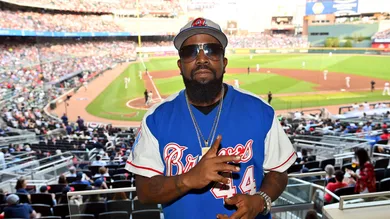Celebrities Attend Philadelphia Phillies v Atlanta Braves