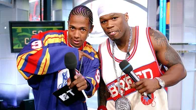 50 Cent Kicks Off MTV's "TRL" High School Week - April 14, 2003
