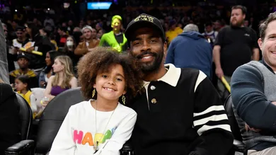 Celebrities At The Los Angeles Lakers Game