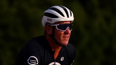 Lance Armstrong Rides Al Qudra Cycling Track