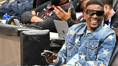 Celebrities Attend Brooklyn Nets v Atlanta Hawks