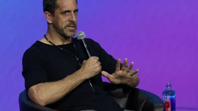 Aaron Rodgers Speaks At Psychedelic Science 2023