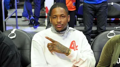 Celebrities At The Los Angeles Clippers Game