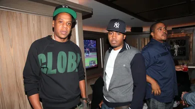 JAY Z Hosts The Premiere Of NBA 2K13 With Cover Athletes And NBA Superstars Kevin Durant And Derrick Rose - Inside