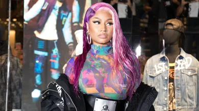 Nicki Minaj at the Diesel Store