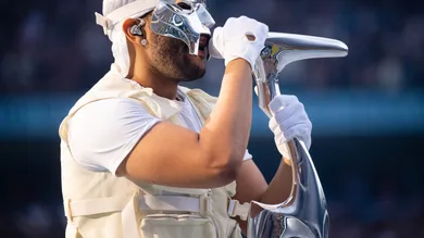 The Weeknd Performs At Etihad Stadium