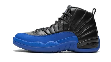 Air Jordan 12 Royal Black and Blue Sneakers