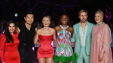 "Barbie" Cast And filmmakers Light Up London Pink To Celebrate European Premiere