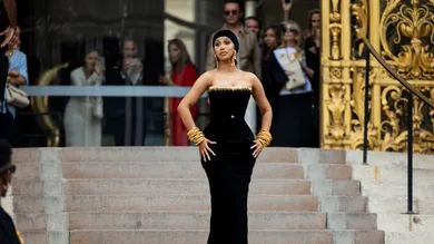 Celebrity Sightings - Paris Fashion Week - Haute Couture Fall/Winter 2023/2024 - Day One