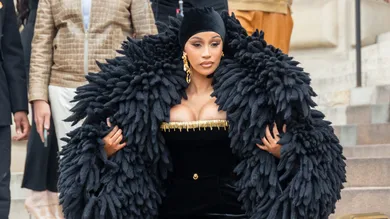 Schiaparelli : Outside Arrivals - Paris Fashion Week - Haute Couture Fall/Winter 2023/2024