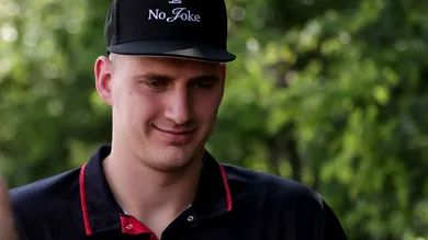 Basketball Player Nikola Jokic Is Welcomed In His Serbia Home Town Sombor