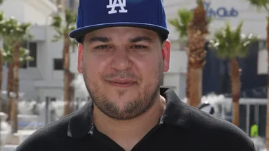 Rob Kardashian And Blac Chyna At Sky Beach Club