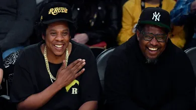 Celebrities At The Los Angeles Lakers Game