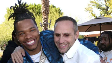 Lil Baby Michael Rubin Private Jet Meek Mill Hug