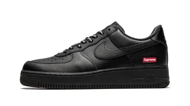 NIKE Air Force 1 Low Supreme - Mini Box Logo Black