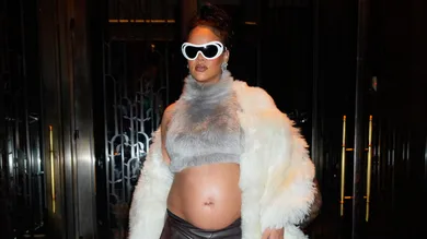 Rihanna Baby Bump Bra