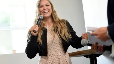 Ronda Rousey Hosts Reebok Women's Luncheon